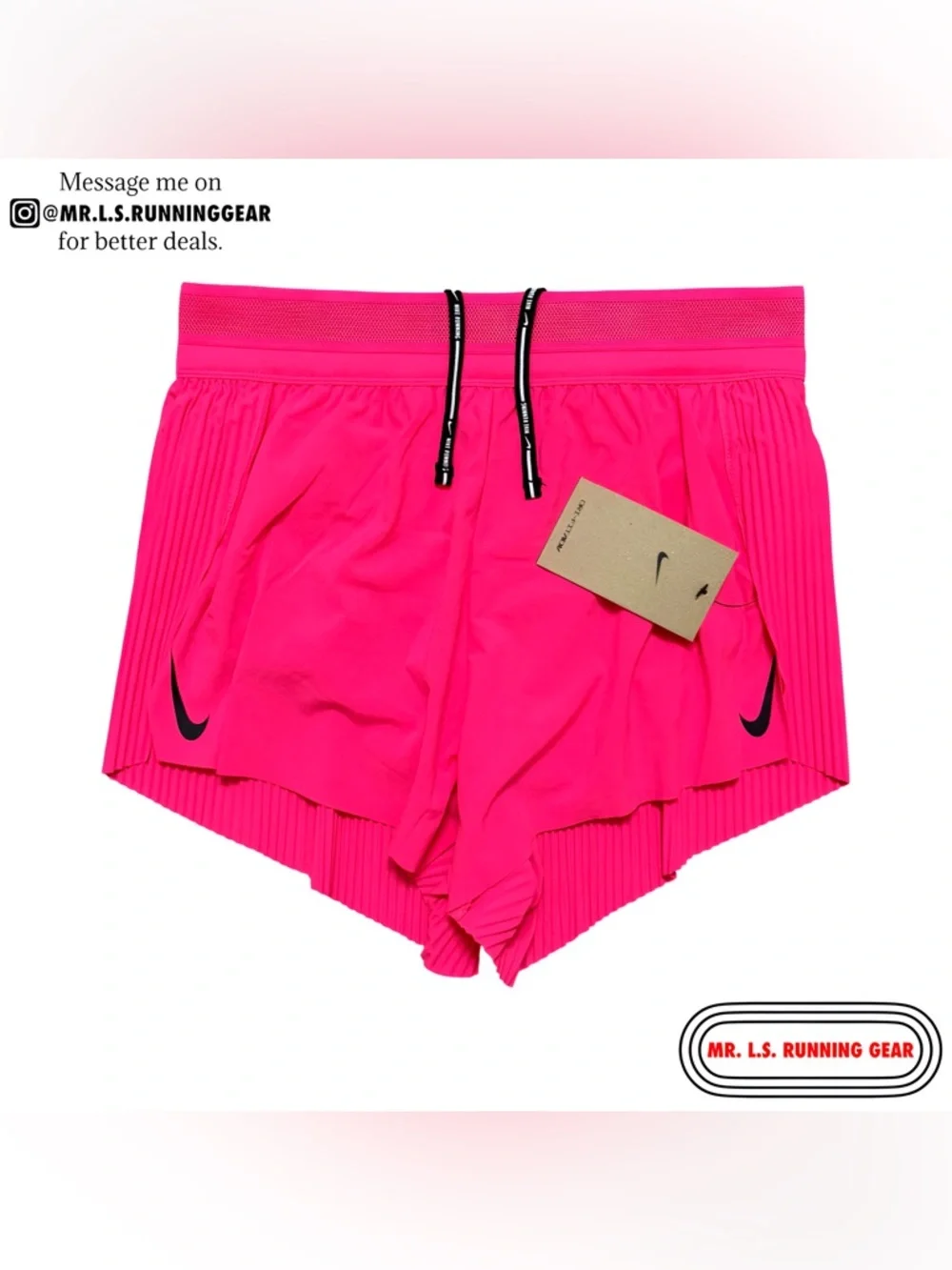 Nike AeroSwift Dri-FIT ADV Mid-Rise 3" Brief-Lined Running Shorts FN2328-645 - Picture 6 of 8
